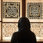 **

A warm, inviting digital space with diverse people from around the world connecting through screens. Soft, comforting light emanates from the devices, suggesting a sense of community and support in overcoming grief. Subtle hints of Arabic calligraphy or design elements in the background. Focus on the feeling of connection and hope.

**