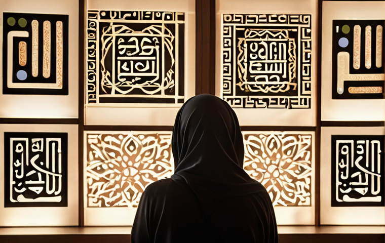 **
A warm, inviting digital space with diverse people from around the world connecting through screens. Soft, comforting light emanates from the devices, suggesting a sense of community and support in overcoming grief. Subtle hints of Arabic calligraphy or design elements in the background. Focus on the feeling of connection and hope.
**