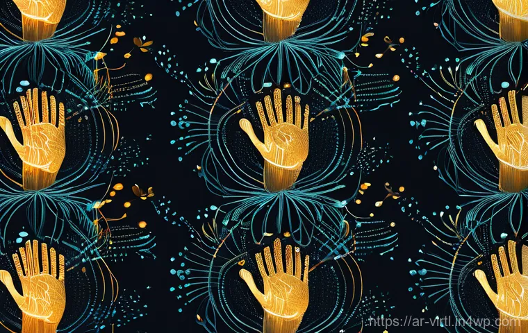 가상 추모 공간에서의 심리적 회복 촉진 - **Legacy Across Generations - Digital Tapestry:** A vibrant, futuristic yet soulful depiction of a d...